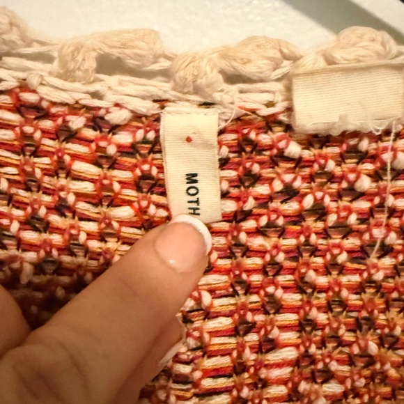 Rare Anthropologie Moth Pleiades Paisley Knit Open Cardigan - Picture 4 of 10